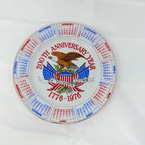 1976 Bicentennial Commemorative Plate Eagle American 200th Anniversary 1776 1976